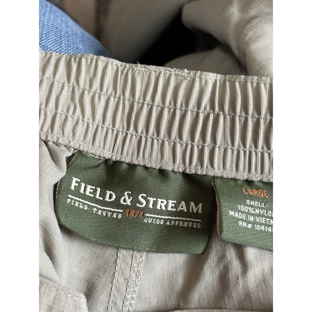 Field & Stream Mens Convertible Cargo Pants Zip Off‎ Shorts Beige 36x31 Outdoors - Picture 5 of 6